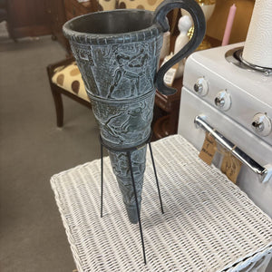 Gecian Replica of Minoan "Boxer Rhyton Libation Vessel" ft. Horizontal Relief Scenes