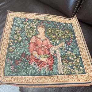 French Jaquard Woven William Morris "Pomona" Small Tapestry