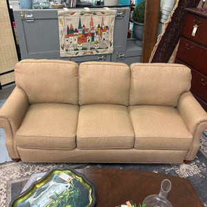 Harden 3 Seater Taupe Sofa-Fading Noted