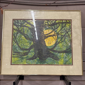 Framed "In Nature" Colour Wax Relief Original Artwork by Stephanie Ford