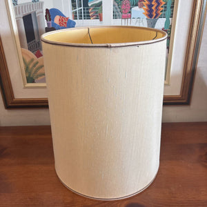 MCM Tall Raw Silk Lamp Shade