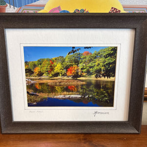 Print of Jones Falls in Dark Frame - J.J. Broloff