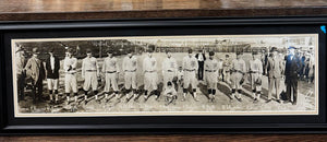 Vintage Framed Print - Belleville Nationals Baseball League - Black Frame