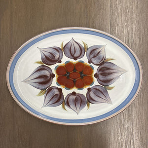 Vintage Denby Stoneware Serving Plate Ft. Langley Chatsworth Pattern
