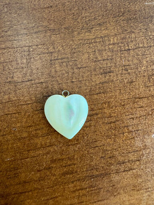 Mother of Pearl Heart Pendant
