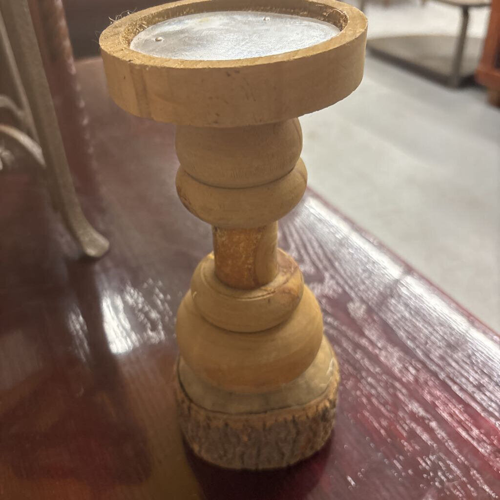 Tall Natural Candle Holder