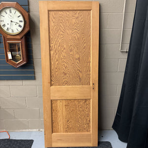 Solid Untreated Oak, Two Panel Door (no handle)