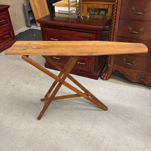 Antique Collapsible Wooden Ironing Board