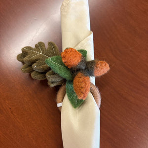 Napkin Ring - Oak & Acorn NNP3967D - EACH