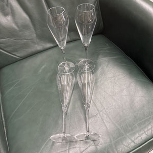 Set of 4 Spiegelau Willsberger Champagne Flutes