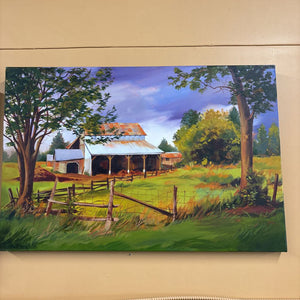 "Gathering Storm" - Original Oil on Canvas by LOCAL ARTIST Karen Fox