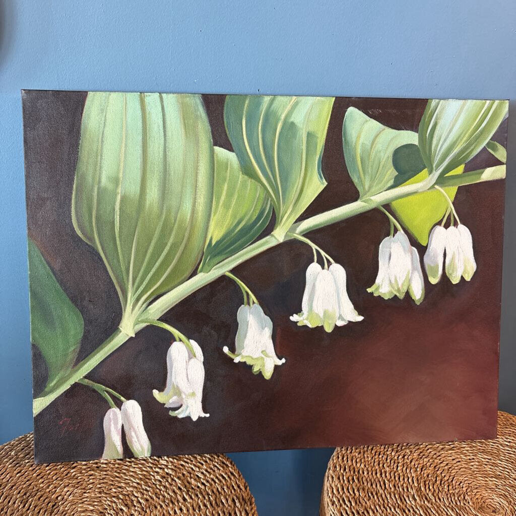 "Solomon's Seal" Original Oil on Canvas by LOCAL ARTIST - Karen Fox