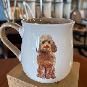 Dog w Red Nose Mug 85105