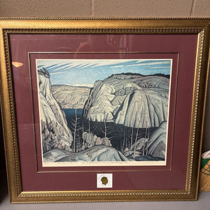 Framed Print of "Mill Lake at Perry Sound" by Group of 7- Alfred J. Casson