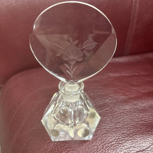 Vintage Crystal Perfume Bottle