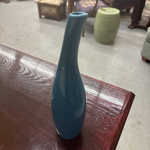 Turquoise Blue Bottle Vase