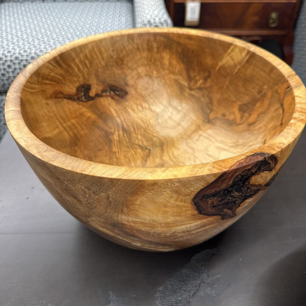 Hand Turned Spalted Maple Bowl - LOCAL ARTIST DANNY LALONDE