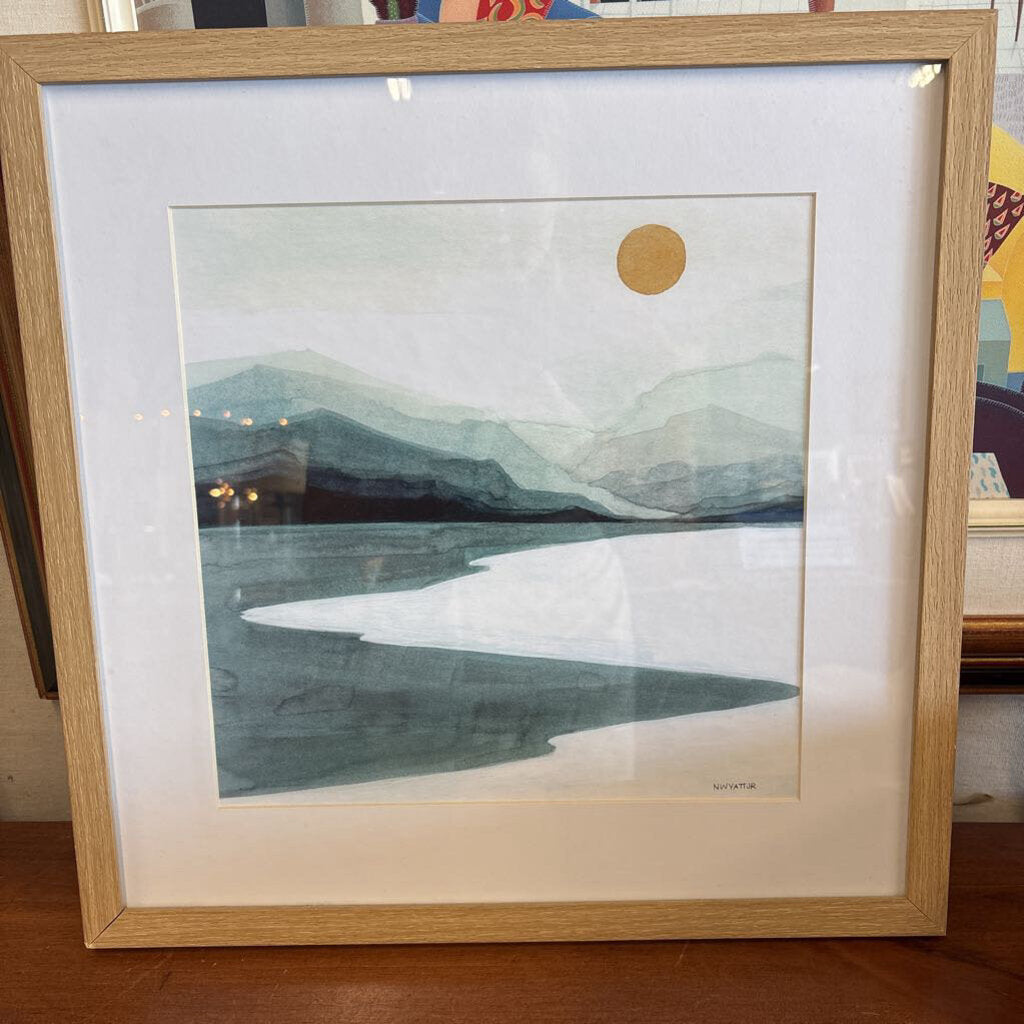 Minimalist Landscape Framed Art Print