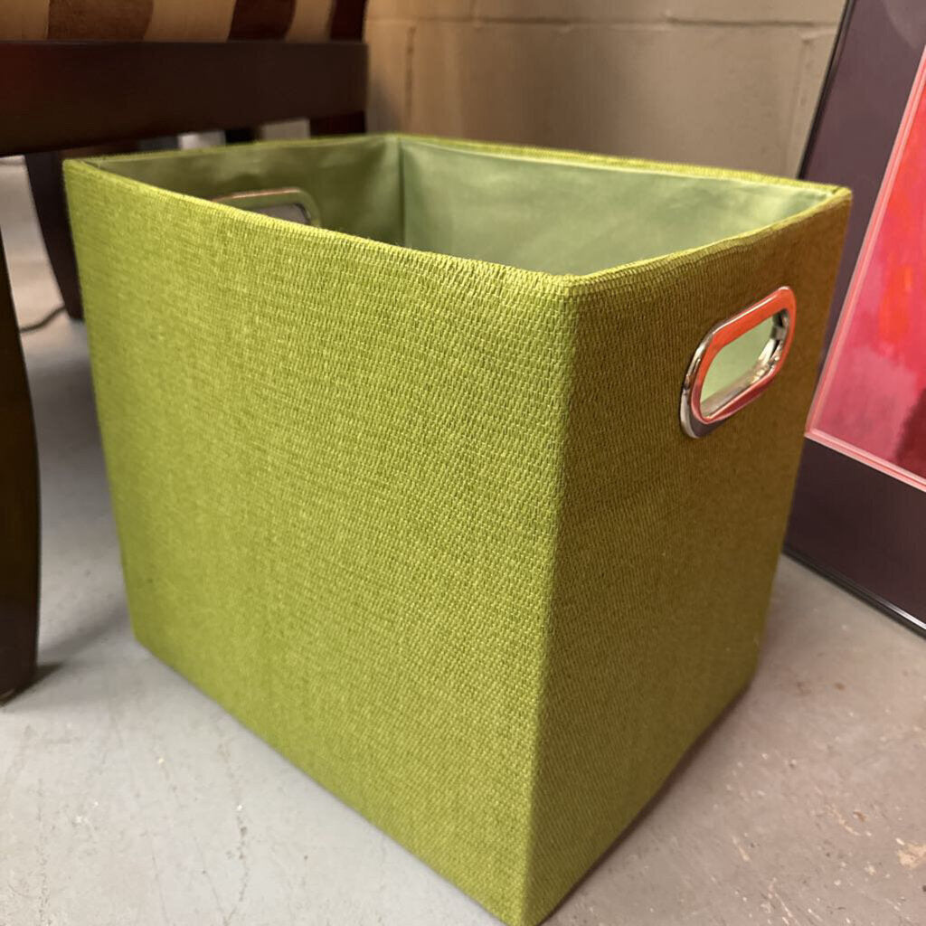 Green Fabric Carrier/Storage Box