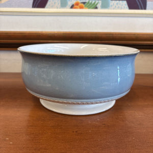 Vintage Blue & White Denby Castille Serving Bowl-Made in England