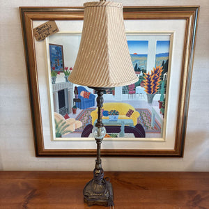 Bombay Bronze-Finish Metal Buffet/ Table Lamp