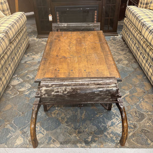 Distressed Maple Wood Renfrew Grain Scale Coffee Table