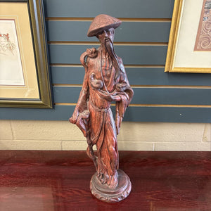 Vintage Chinese Handcarved Soapstone Depicting Shou Xing- God of Longevity
