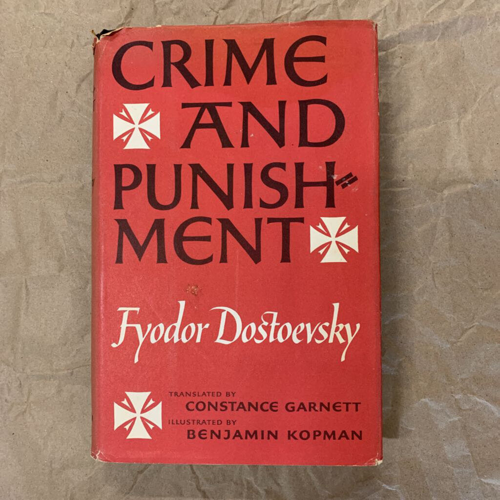 Crime & Punishment by Fyodor Dostoevsky BOOK