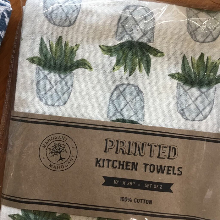 Birds Nest Plant Printed Kitchen Towel (Set of 2)