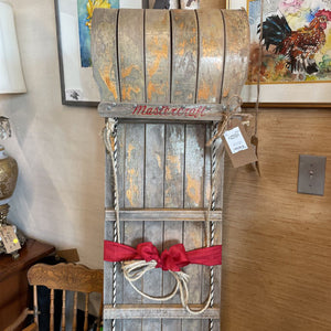 Vintage Wood Sleigh Tobaggan