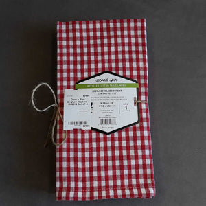 Red Gingham Napkins - 1046014