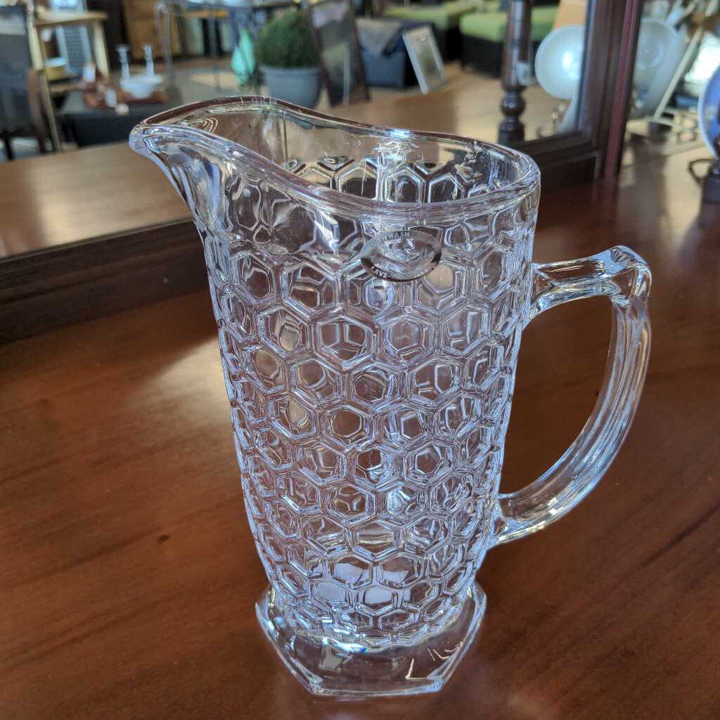 Clear Glass - HONEYCOMB JUG