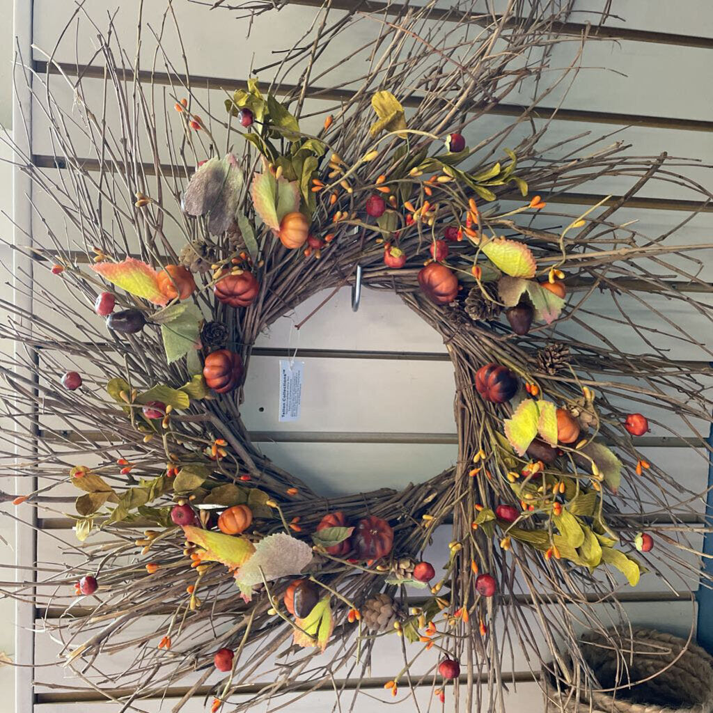 Pumpkin Wreath AGW4115