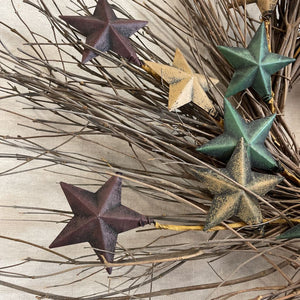 Star Wreath LW1799BUR/MS/G