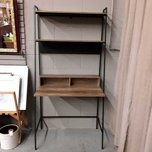 Rustic Ladder Desk w Barn Board Finish