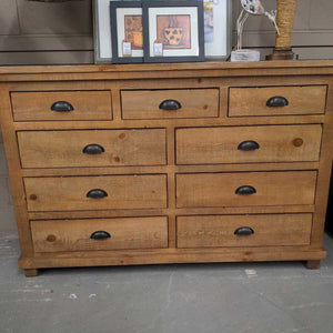 NEW Birch Lane - Caspen 9 Drawer Dresser - Distressed Pine