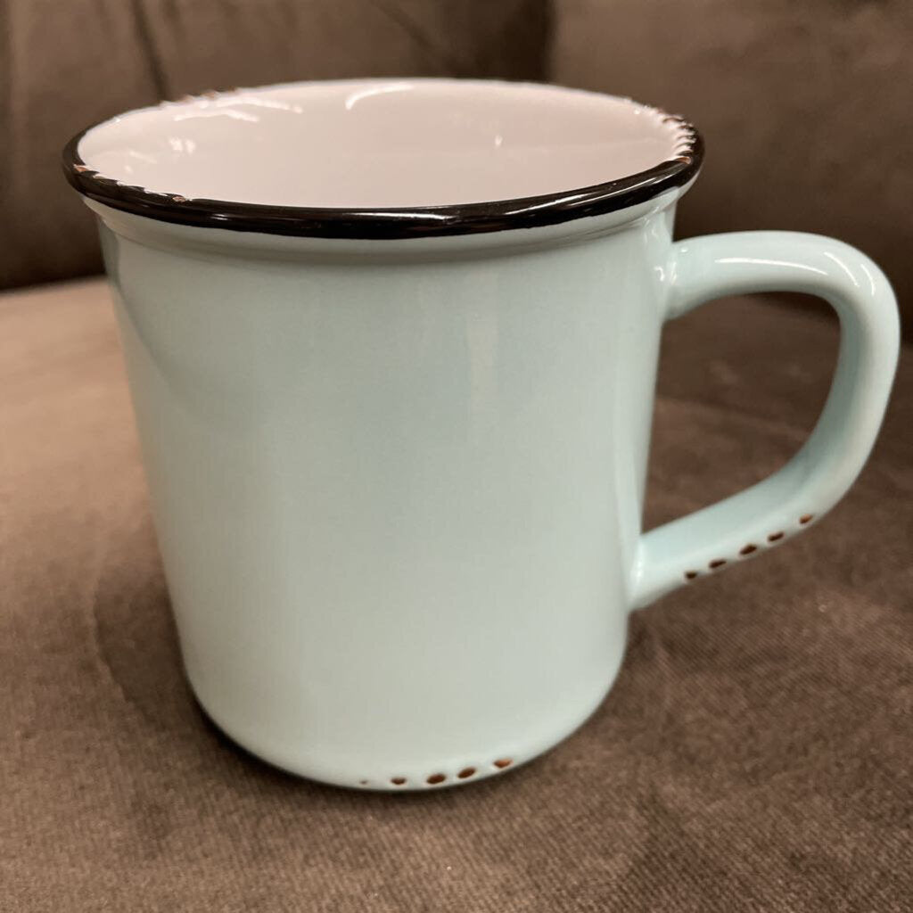 Enamel Look Mug - Mint Green