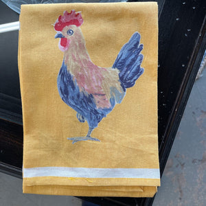 Rooster Floursack Kitchen Towel - Set of 2