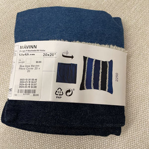 Blue Ikea Mavinn Pillow Cover