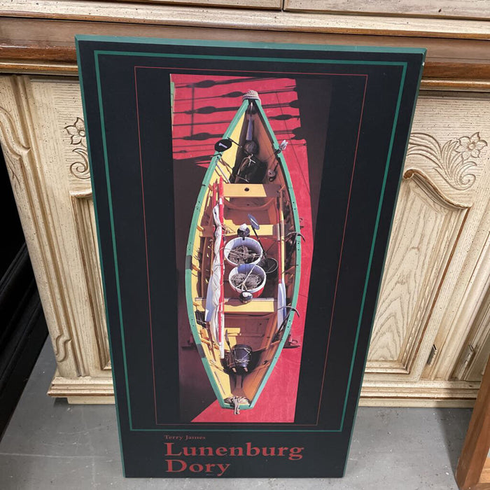 Lunenburg Dory Print on Board