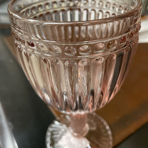 Pink Dot Wine Glass BRIAR GOB
