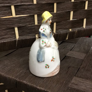 Vintage Ceramic Lady Bell