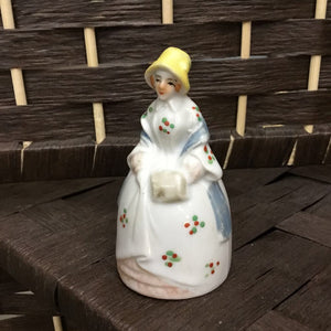 Vintage Ceramic Lady Bell