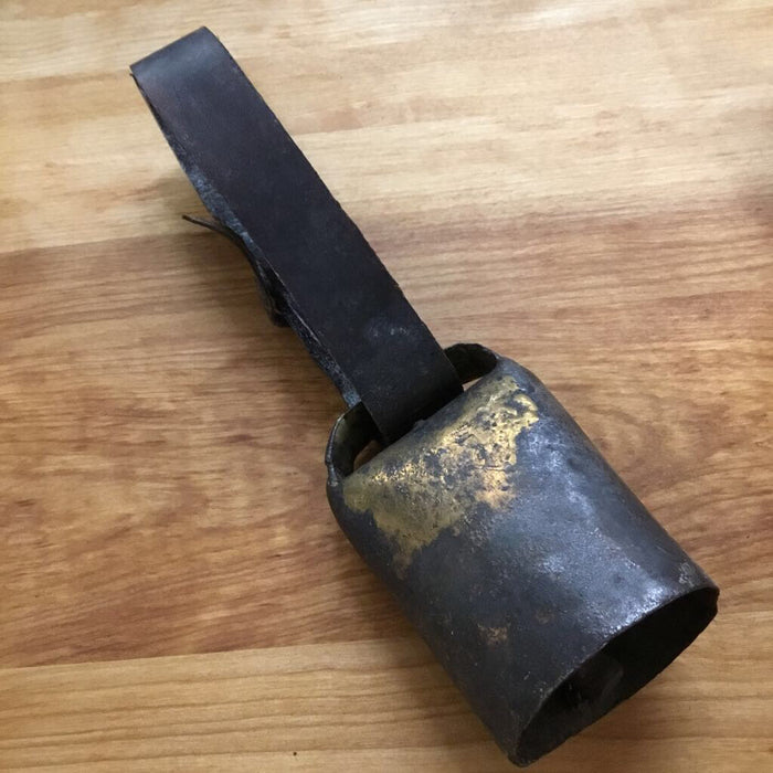 Vintage Cow Bell on Leather Strap