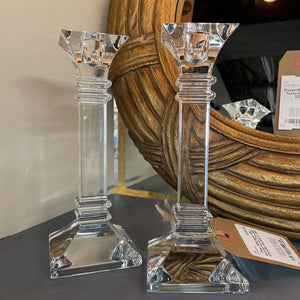 Pair Marquis By Waterford Treviso Candle Holders