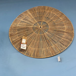 Round Jute Wall Decor