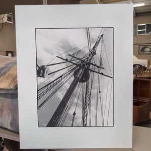 'Ship Mast' - Photo Image w Mat - Local Artist William Fitzgibbon