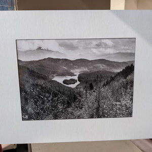 'Lake In The Valley' - Photo Image w Mat - Local Artist William Fitzgibbon