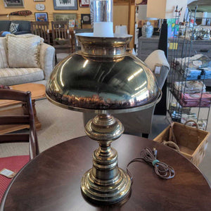 Vintage Brass Hurricane Lamp