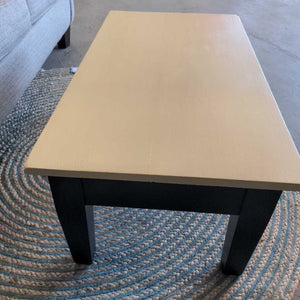 Hand Crafted Yellow/Black Coffee Table